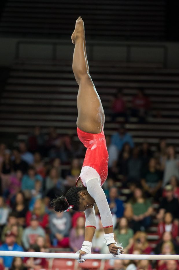 Photo Gallery Gymnastics Hosts No. 2 LSU Arkansas Razorbacks