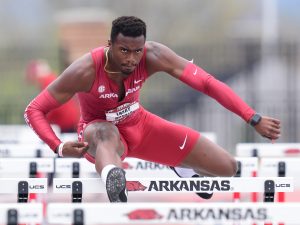 arkansas track mcdonnell invitational john field pace multiple two pr team