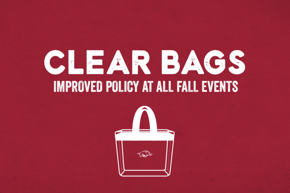 Bag Policy  Arkansas Razorbacks