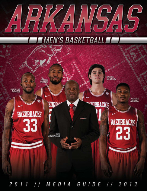 Men s Basketball Media Guides Arkansas Razorbacks