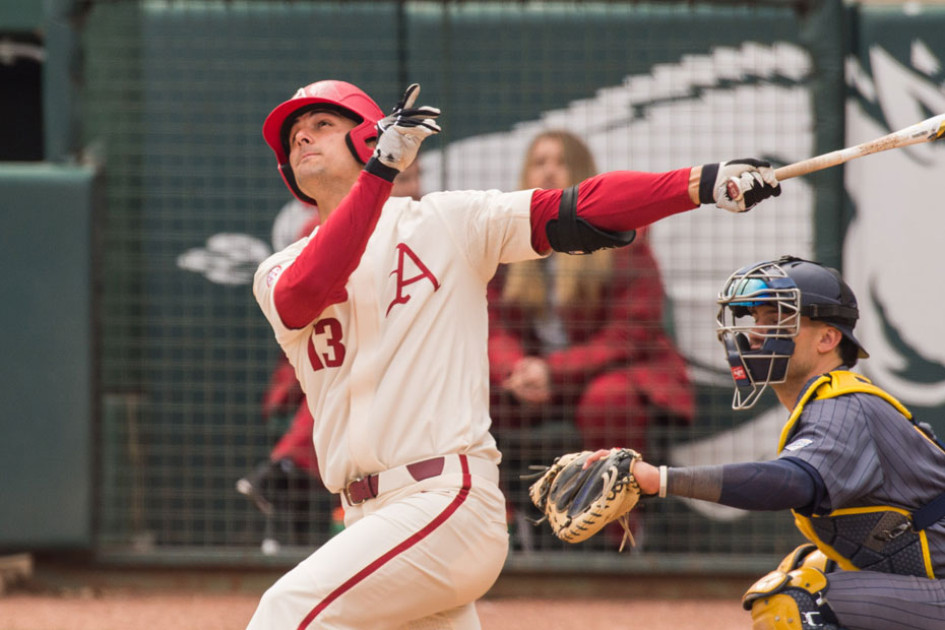 Arkansas Razorbacks NCAA Andrew Benintendi Gates Series Bobblehead