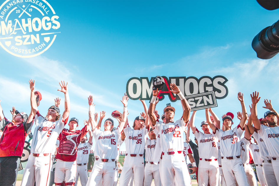 ARKANSAS BASEBALL 100 YEARS button Down Jersey - The Stadium