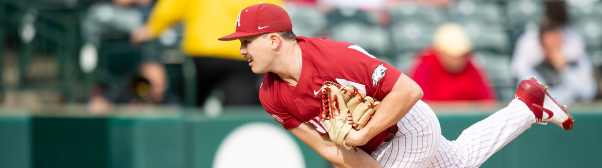 Kevin Kopps says he hasn't been 100% this year but he sure looked that  way to Coach Z and the rest of us watching Arkansas Razorback Baseball!  💪🏼, By Razorback Daily