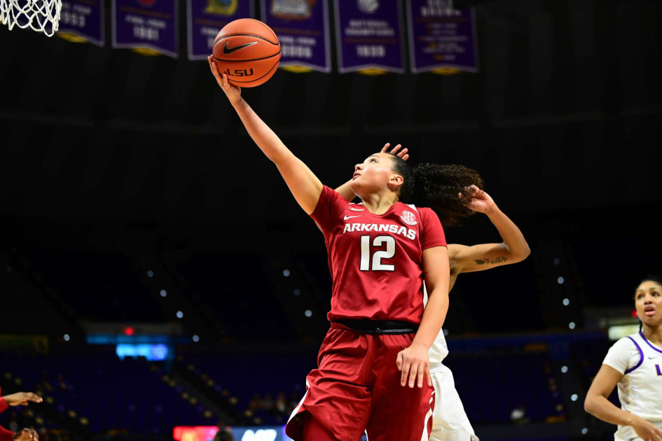 Slocum Shines, Hogs Beat LSU, 74-64 - Vimarsana News