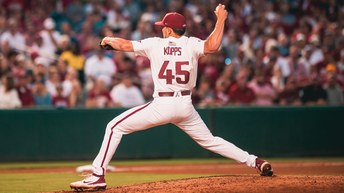 SEC Network on X: Who will be the SEC Pitcher of the Year? @KP_Omaha says  it's @RazorbackBSB's Kevin Kopps.  / X