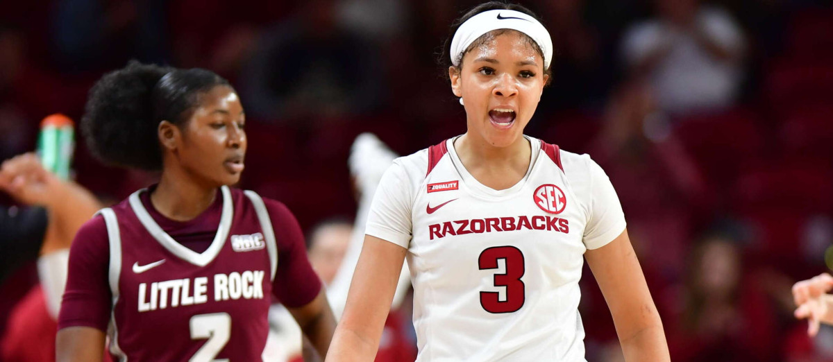 Razorbacks Win Third Straight, Dominate Little Rock, 73-39 - Vimarsana News