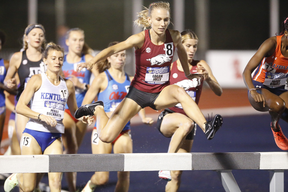 SEC steeple 3-4 finish for Logan Jolly, Krissy Gear