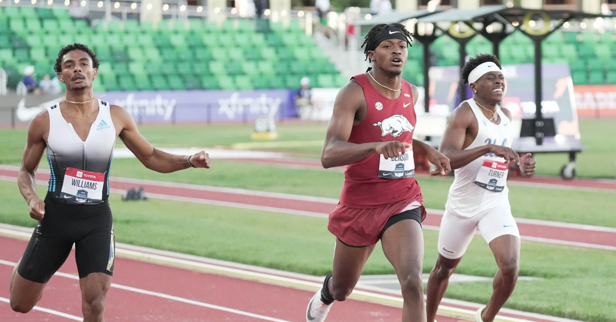 James Benson returns to racing with 400m career best