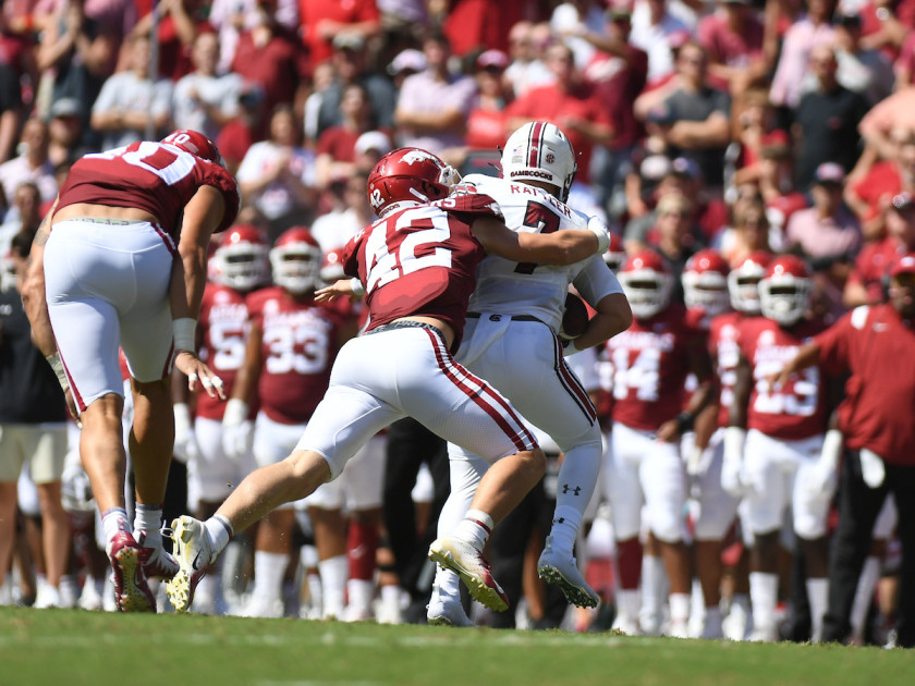 Drew Sanders Tabbed Walter Camp National Player of the Week - Vimarsana News