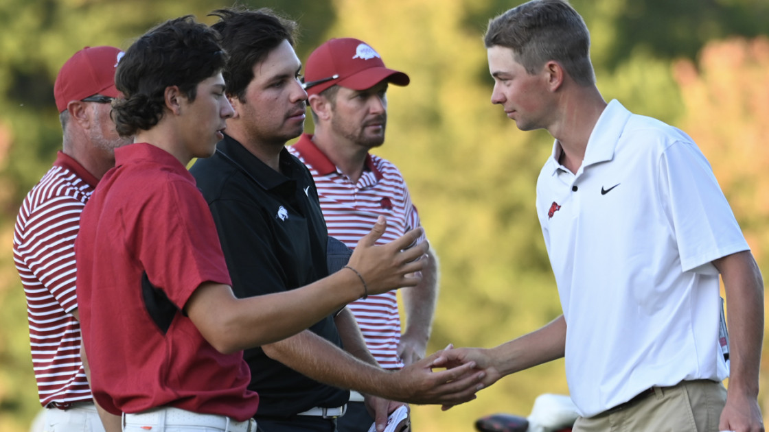 Arkansas MGolf Slips to 2nd at Blessings Collegiate Invitational; 4 Hogs in Top 10