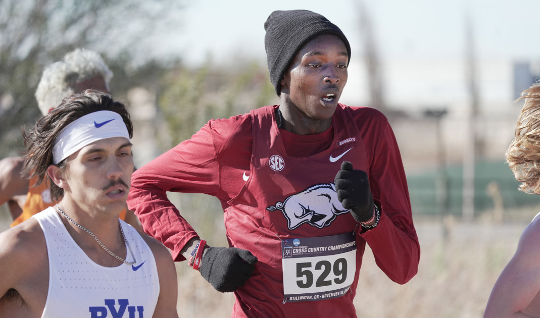 Patrick Kiprop earns All-America, Arkansas 23rd in NCAA Championships