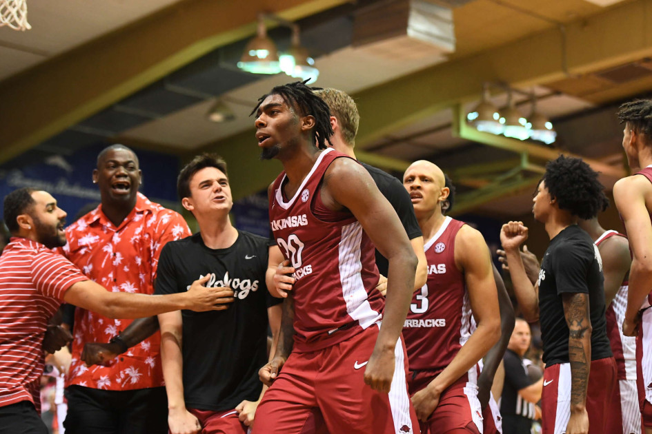 WholeHogSports - Arkansas vs. San Diego State at Maui Invitational