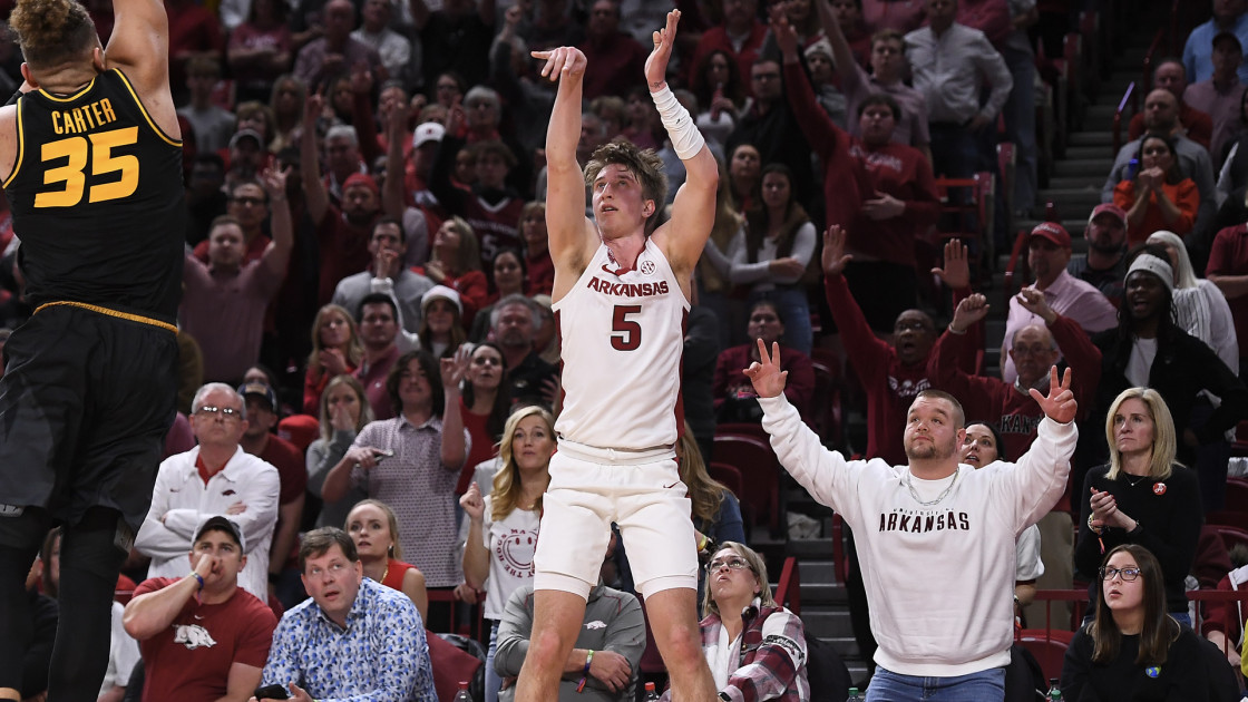 #13 Arkansas Rallies to Beat #20/21 Missouri in SEC Home Opener