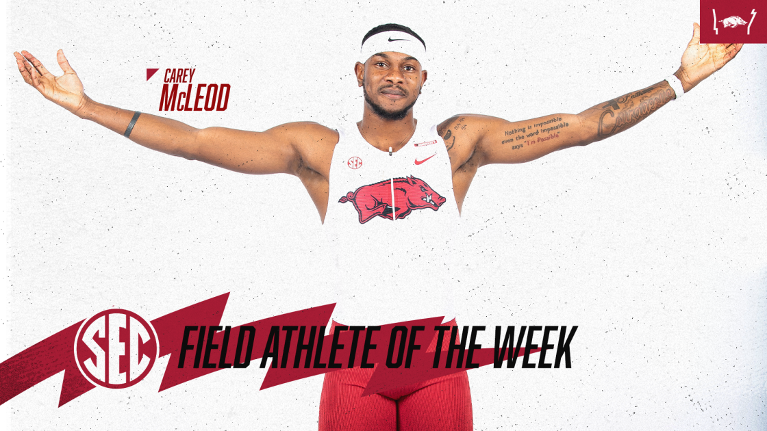 Carey McLeod earns SEC Field Athlete of the Week honor - Vimarsana News