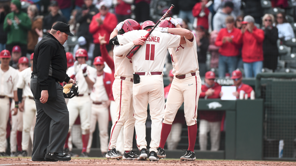 Bybee's Strong Start, Wegner's Blast Lead #7 Arkansas to Midweek Sweep of UNLV - Vimarsana News