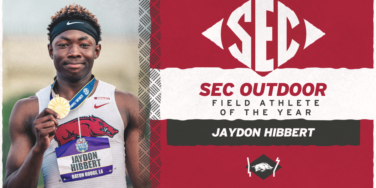 Razorbacks collect five SEC Outdoor Honors - Vimarsana News