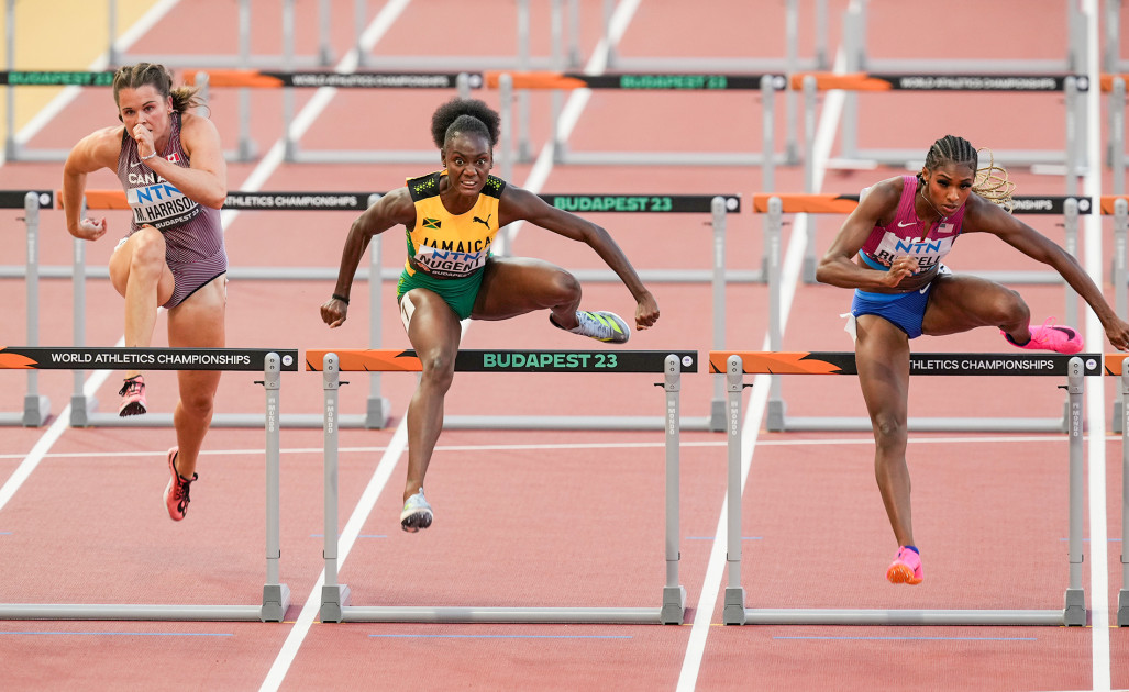 Arkansas Hurdlers Shine at World Athletics Championships with Fast Performances in Hurdles Events