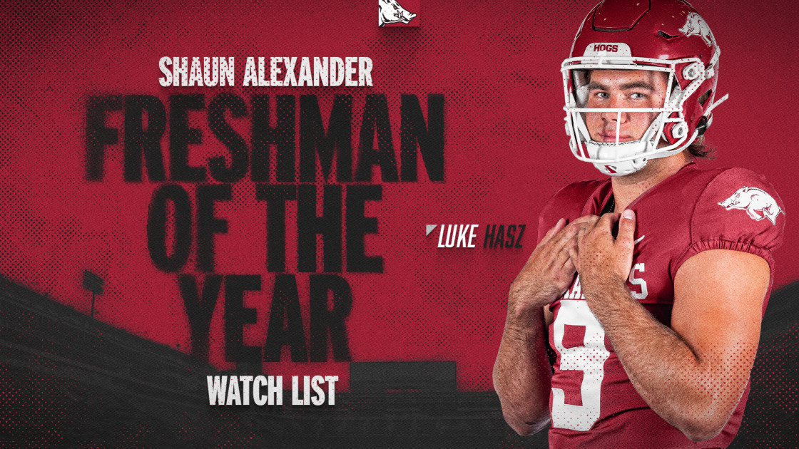 Luke Hasz Tabbed to Shaun Alexander Freshman of the Year Award Watch