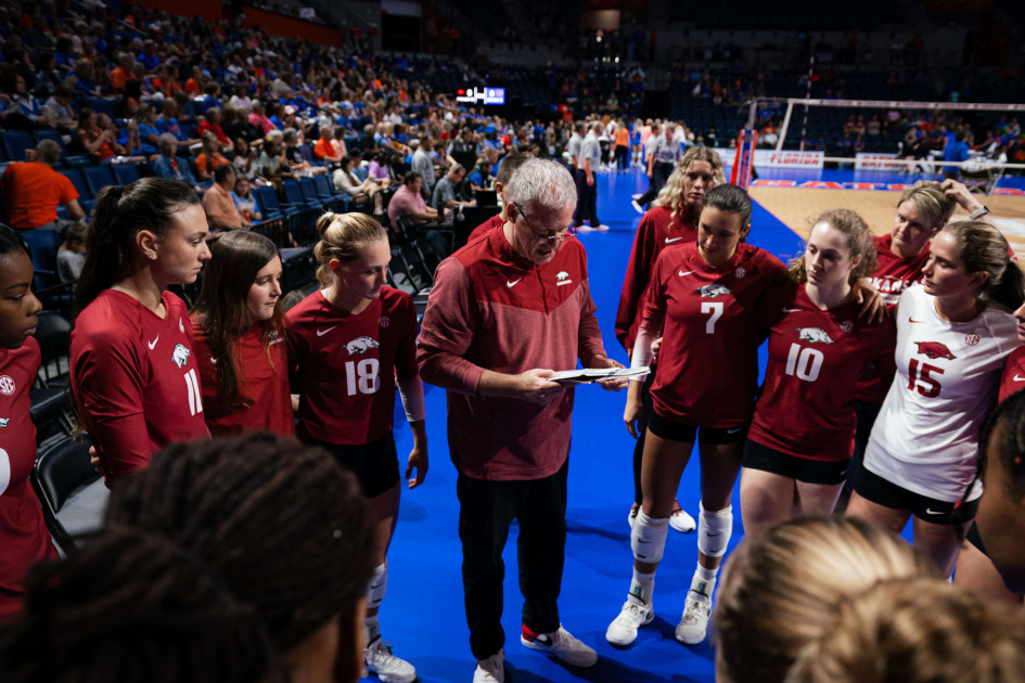 Arkansas Volleyball Trio Receives AllSEC Honors, Coach Watson Named Co