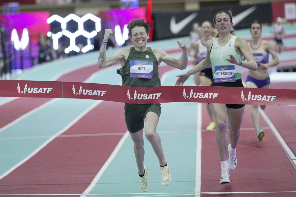Nikki Hiltz wins 1,500m title at USATF Indoor - Vimarsana News