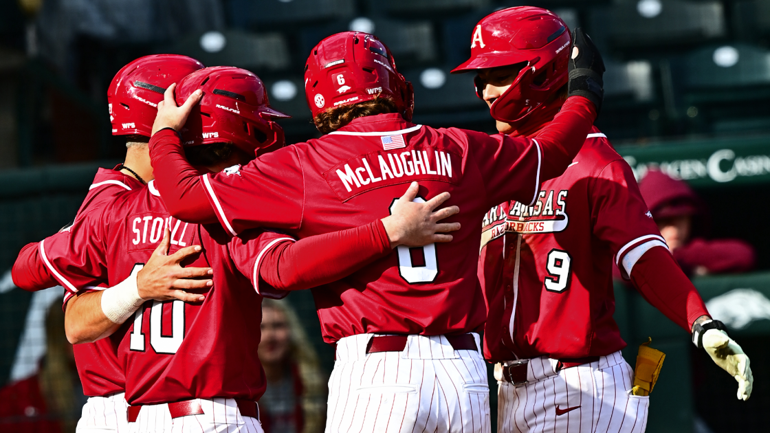 #1 Arkansas Cranks Four Homers in Run-Rule Win over Little Rock - Vimarsana News