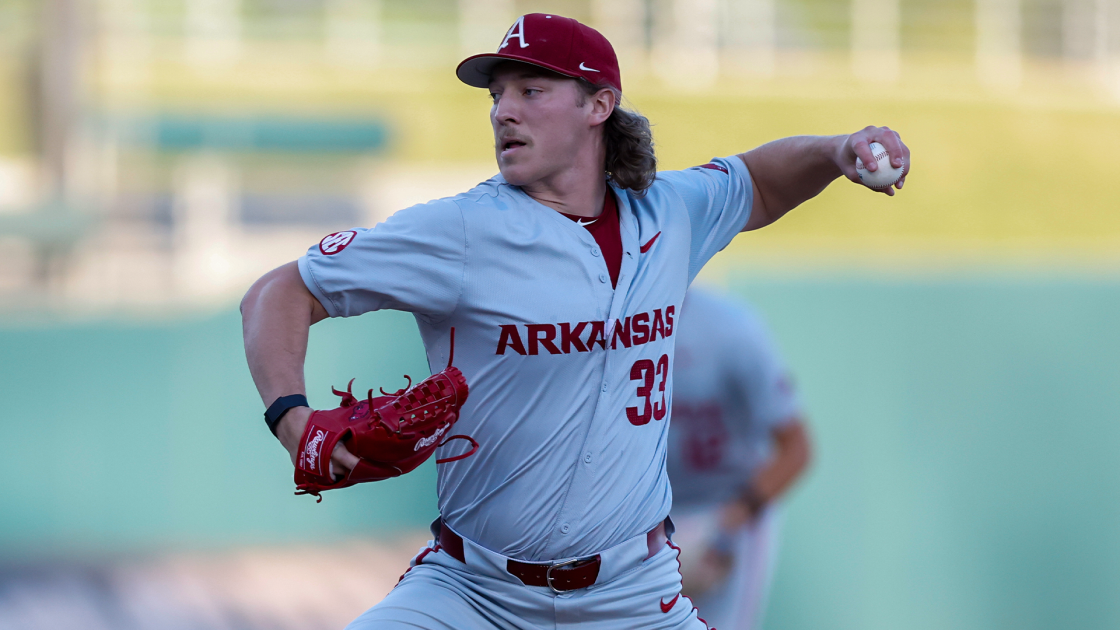 Smith's Quality Start, Gaeckle's Five-Out Save Lead #1 Arkansas to Series-Opening Win at #25 Alabama - Vimarsana News
