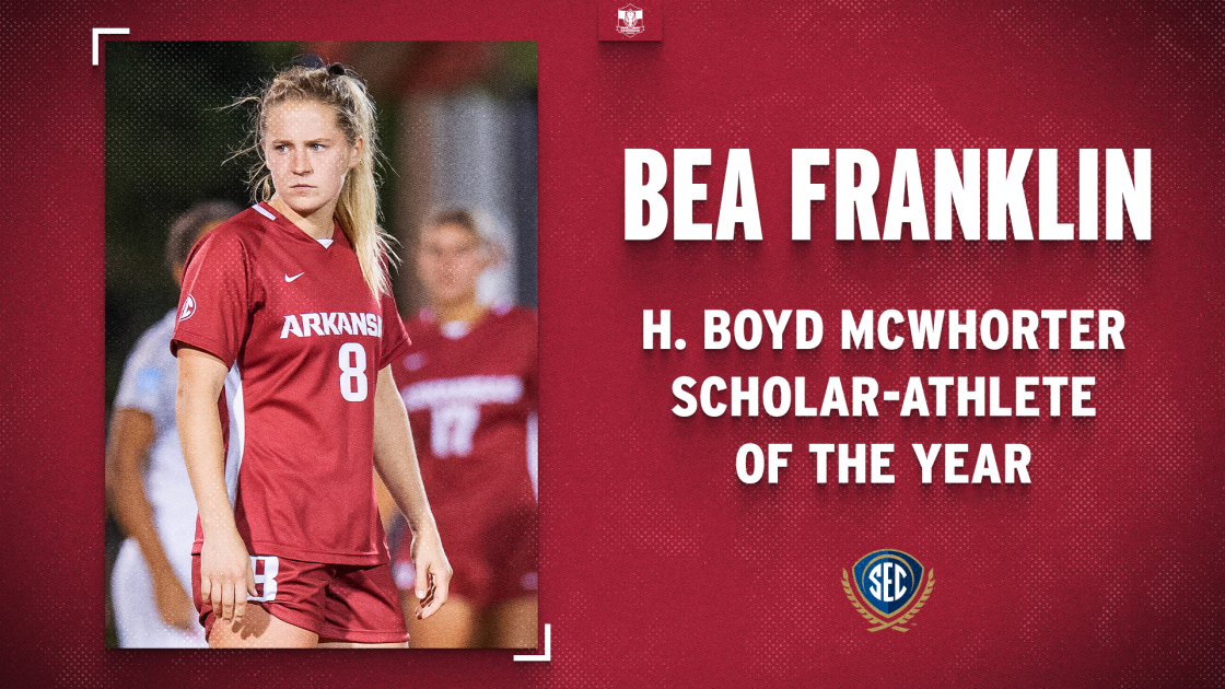 Bea Franklin Receives SEC's Highest Honor | Arkansas Razorbacks - Vimarsana News