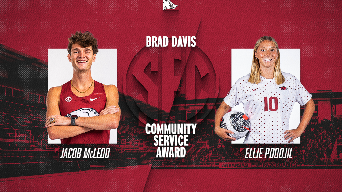 McLeod, Podojil earn Brad Davis SEC Community Service award - Vimarsana News