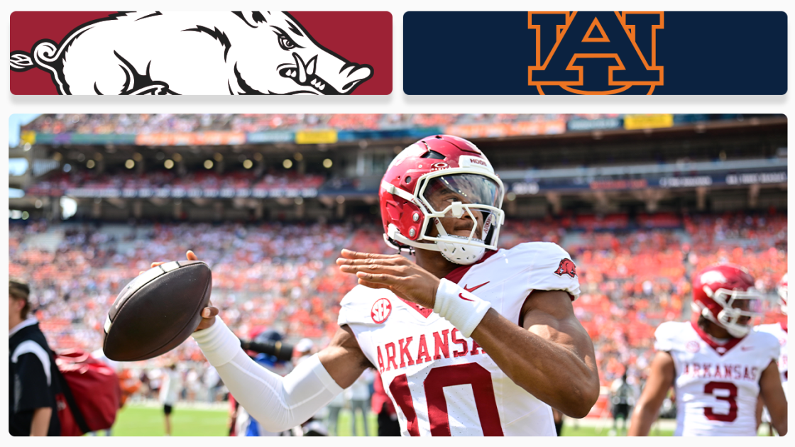 Hogs Defeat Auburn, 24-14, in SEC Opener | Arkansas Razorbacks