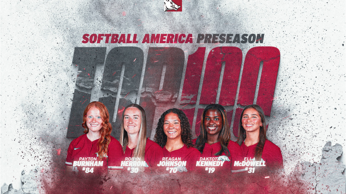 5 Arkansas Softball Stars Feature in Softball America Top 100 List
