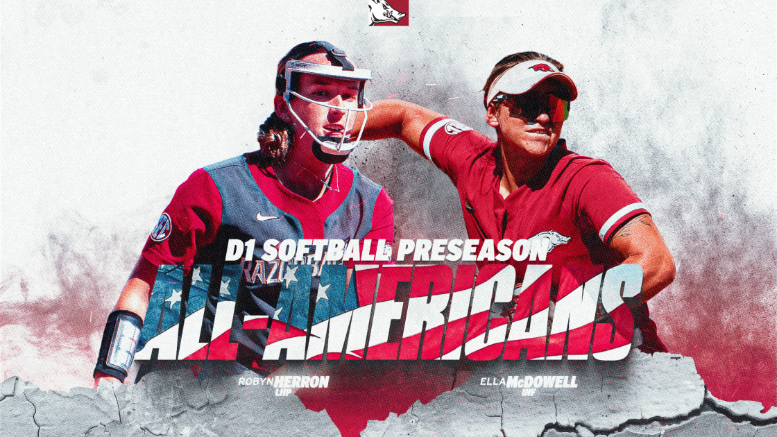 Arkansas Duo Herron, Kennedy & McDowell Receive D1Softball Preseason All-American Honors