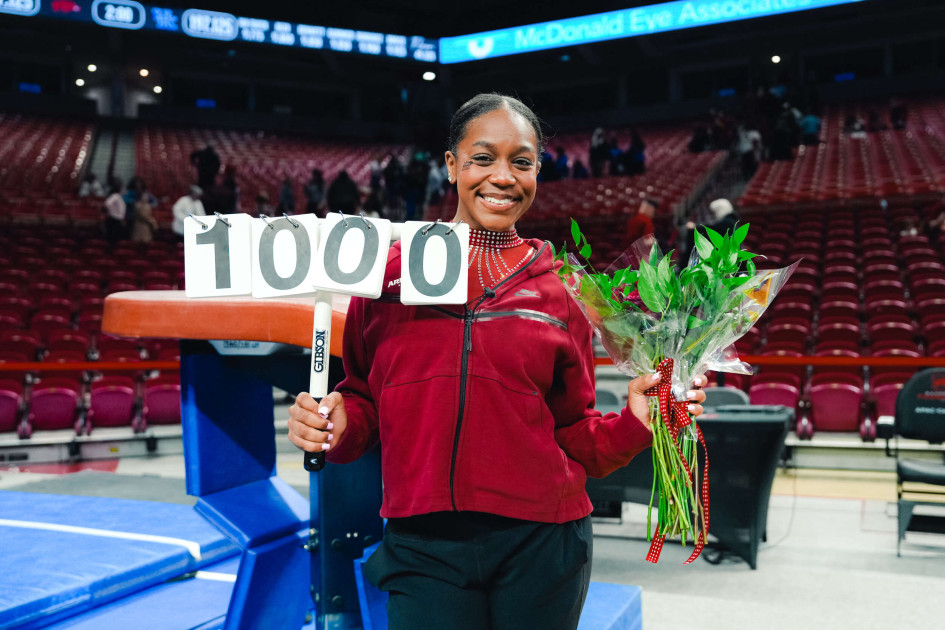 Morgan Price Makes History with Perfect 10 as Gymbacks Tie Kentucky