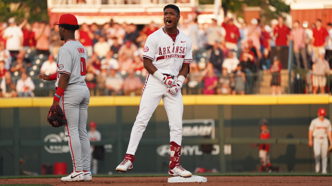 Hogs Down Bulldogs in Series Opener