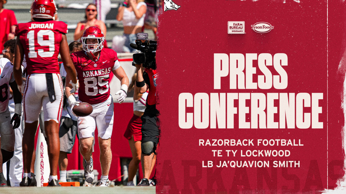 Lockwood, Smith discuss Arkansas’ loss to #2 Georgia in SEC opener