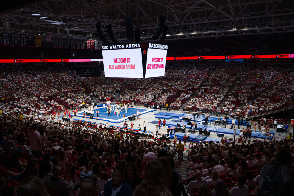 Arkansas Gymnastics Unveils Schedule for 25th Season