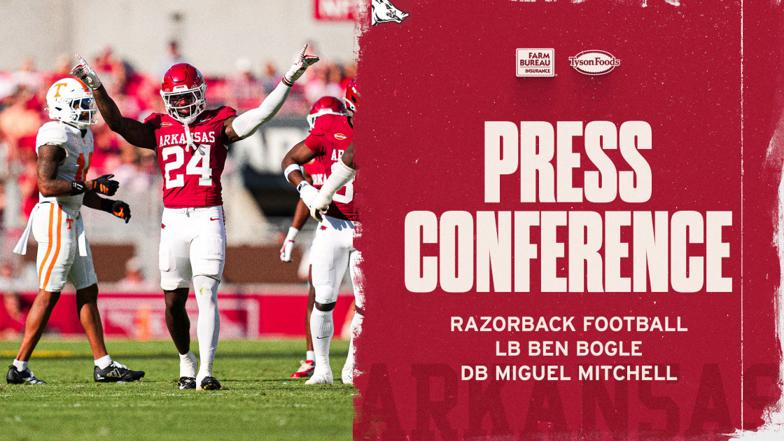 Bogle, Mitchell break down Hogs’ loss against Vols