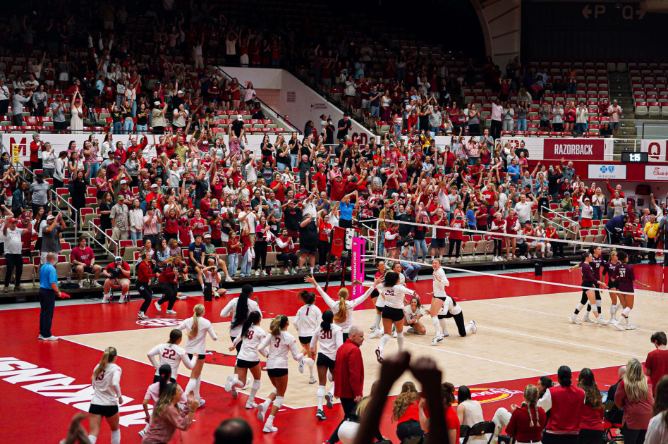 Razorbacks Upset National Champion Aggies 3-1 for First SEC Win of the Season