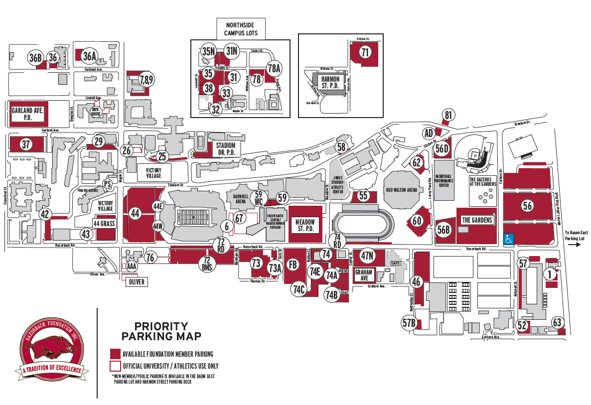 University Of Arkansas Stadium Seating Chart