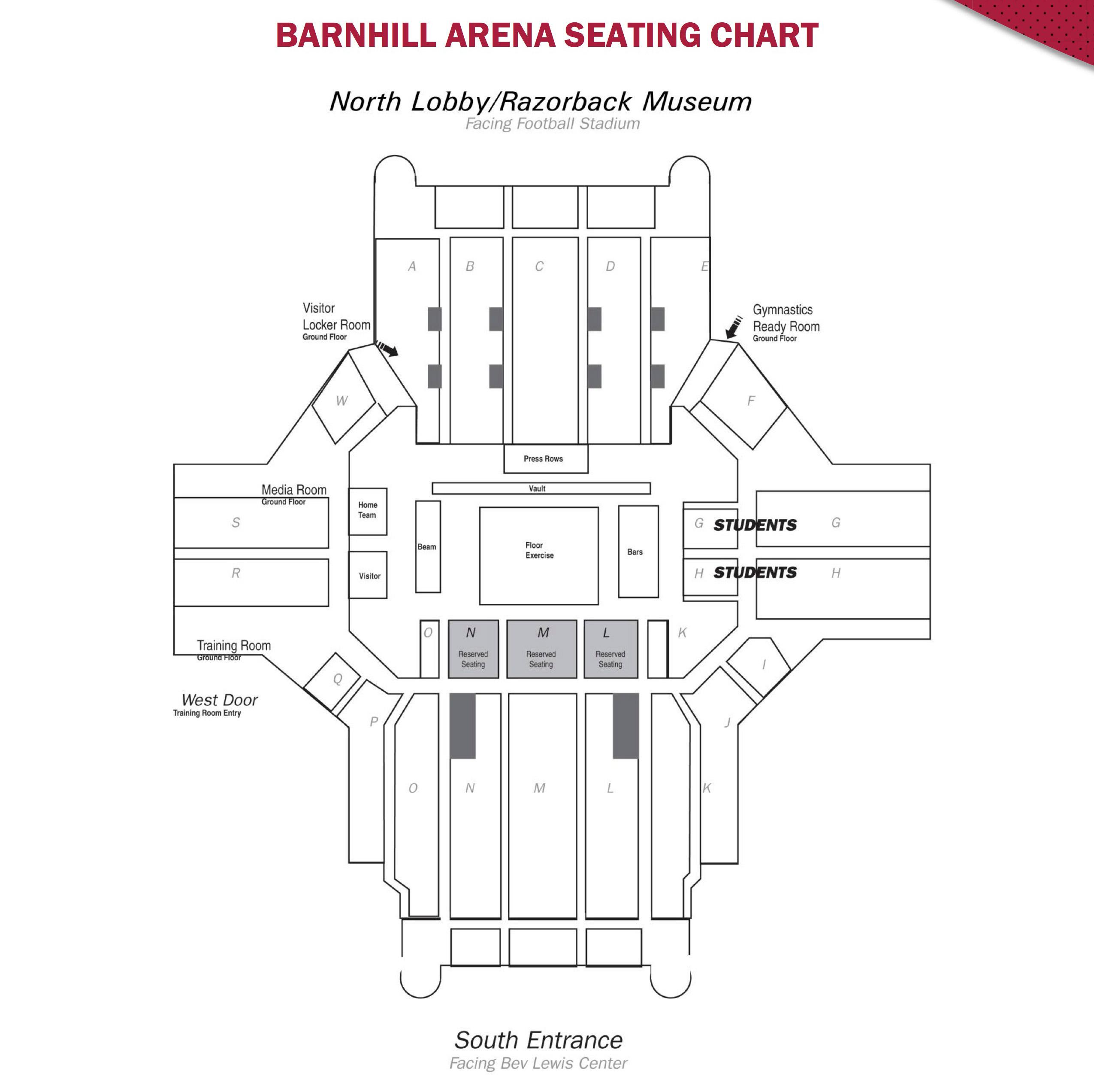 Barnhill Arena Seating Chart