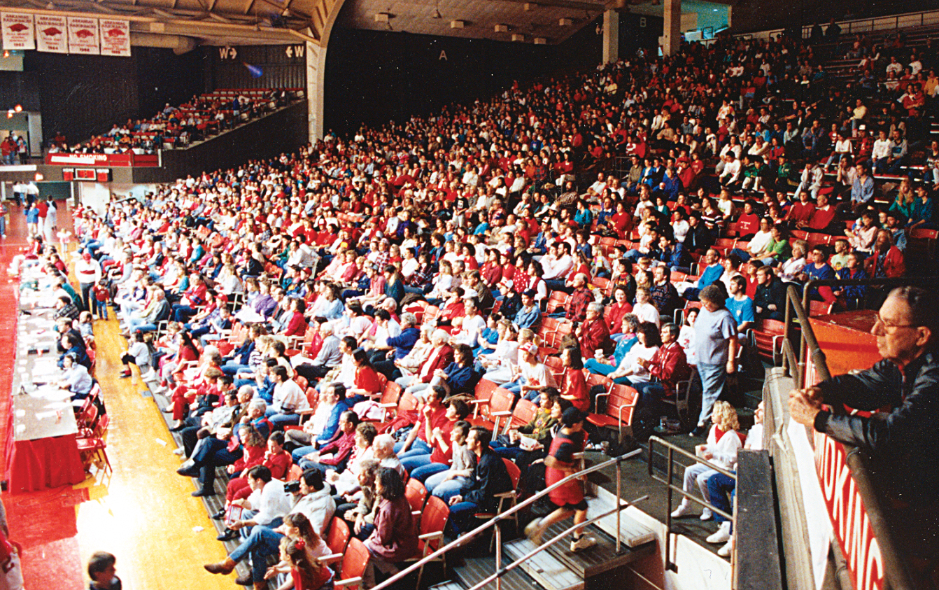 W. Basketball Barnhill Arena Records Arkansas Razorbacks