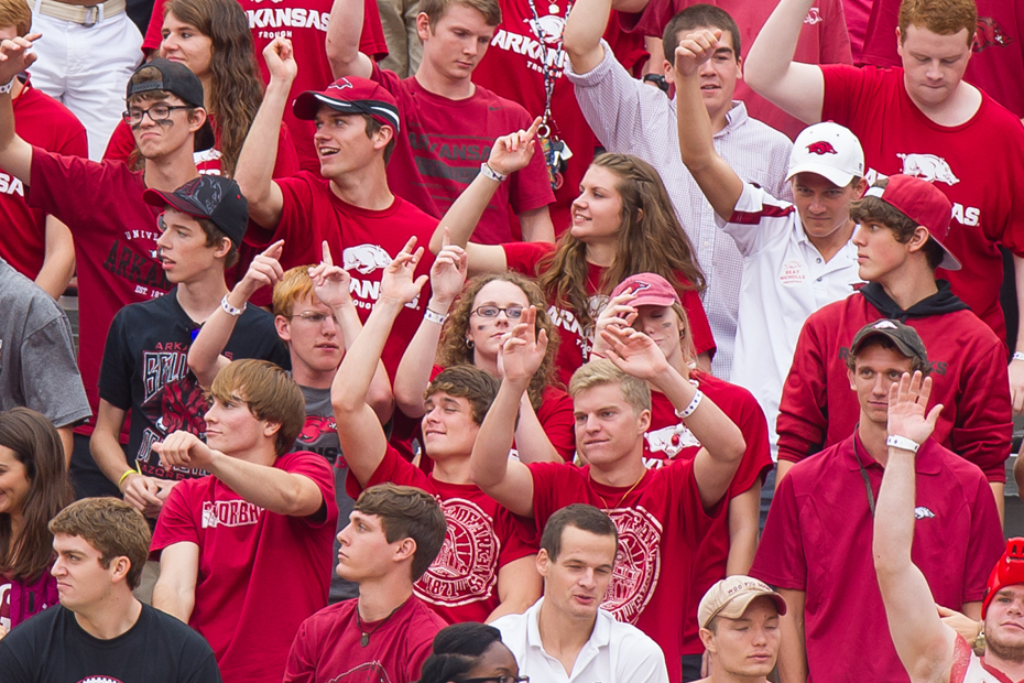 For Razorbacks fan known as 'Hognoxious,' 15 minutes of fame has