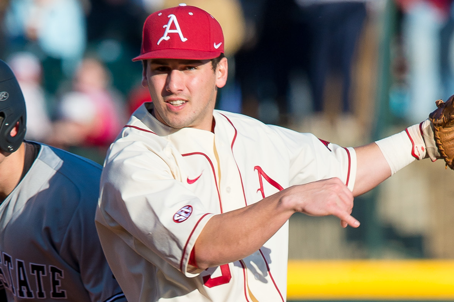 Former Arkansas Baseball Player Brett Eibner Has Awesome Debut