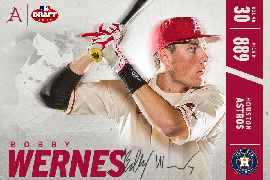 Wernes Selected by Astros in MLB Draft