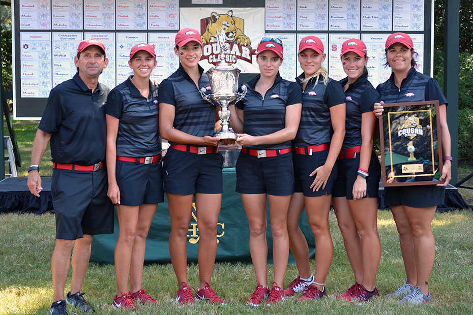 W Golf Wins Powerade Cougar Classic Arkansas Razorbacks