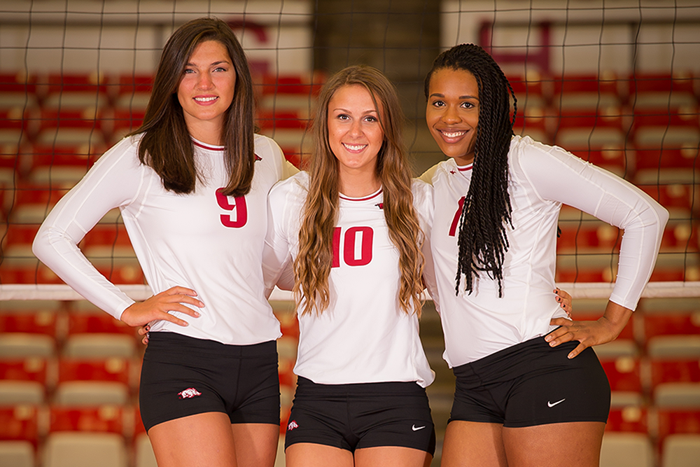 Volleyball Hosts Texas A&M on Senior Day Arkansas Razorbacks