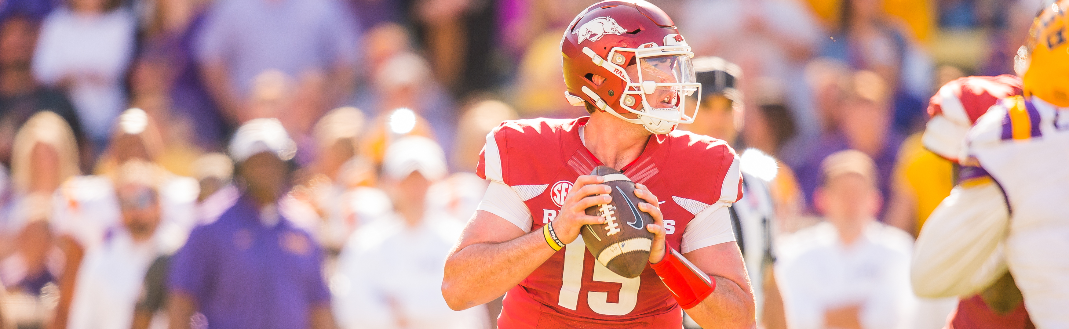 Cole Kelley: Arkansas Razorbacks quarterback suspended indefinitely  following arrest 