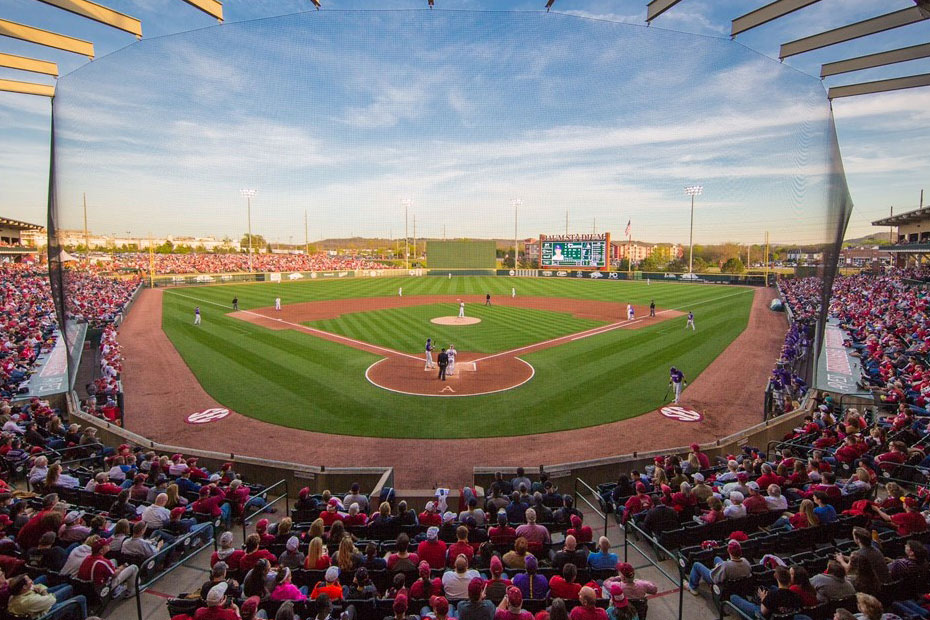 Game Day at Baum-Walker Stadium