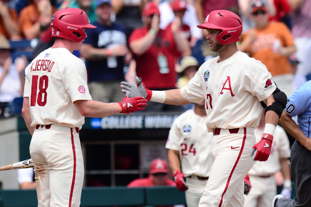 College World Series Photo Gallery – Game 1 vs Texas | Arkansas Razorbacks