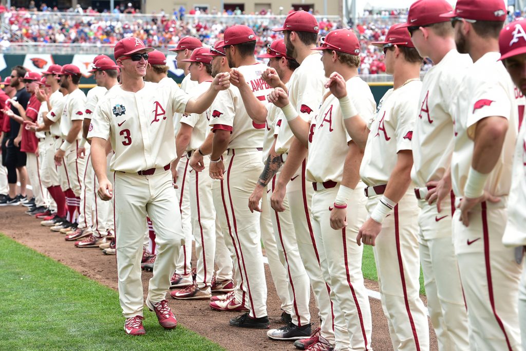 College World Series Photo Gallery – Game 1 vs Texas | Arkansas Razorbacks