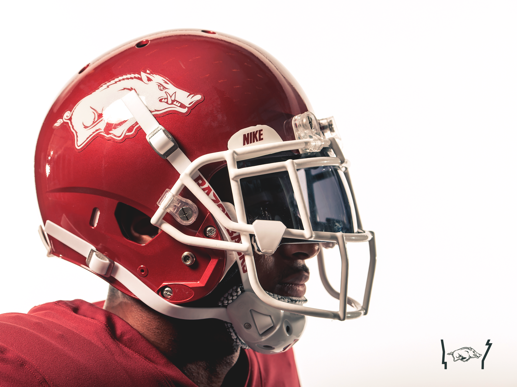 Arkansas Razorbacks Snack Helmet